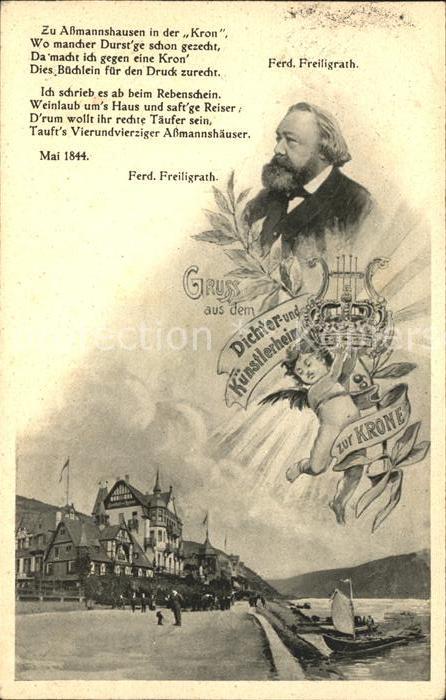 Assmannshasuen Dichter- und Kuenstlerheim zur Krone