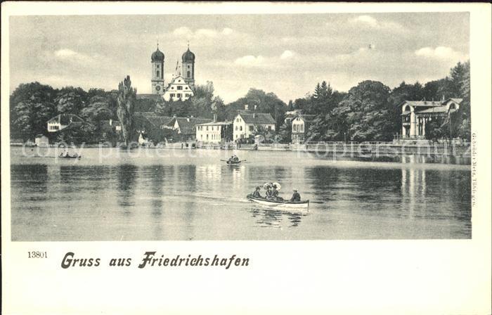 Friedrichshafen Bodensee See Boote Kirche