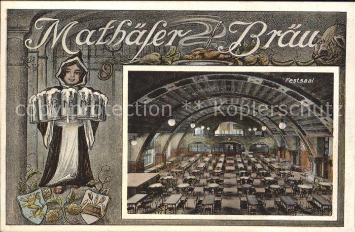 Muenchen Mathaefer Braeu Festsaal B. Rechthaler