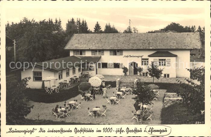 Chiemgau Cafe Gartenterrasse