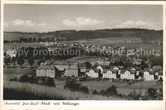 Wunsiedel Jean Paul Schule und Siedlung