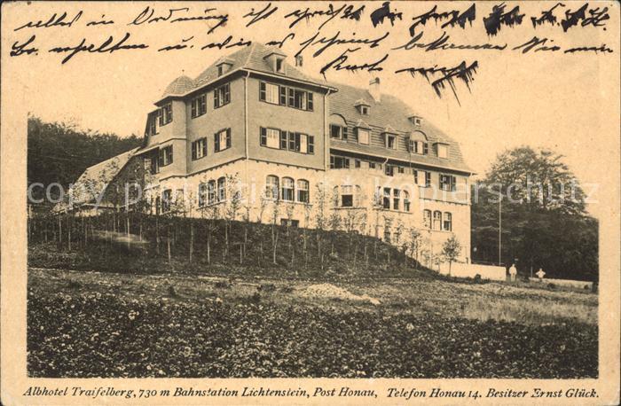 Honau Lichtenstein Albhotel Traifelberg