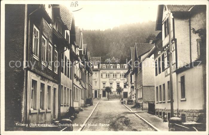 Triberg Schwarzwald Doldstrasse Hotel Tanne