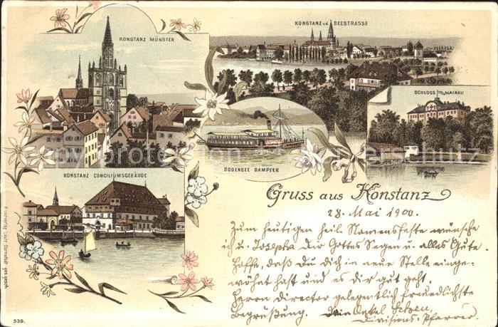 Konstanz Bodensee Muenster Schloss Mainau