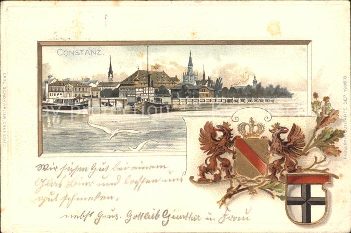 Konstanz Bodensee Hafen Seebruecke