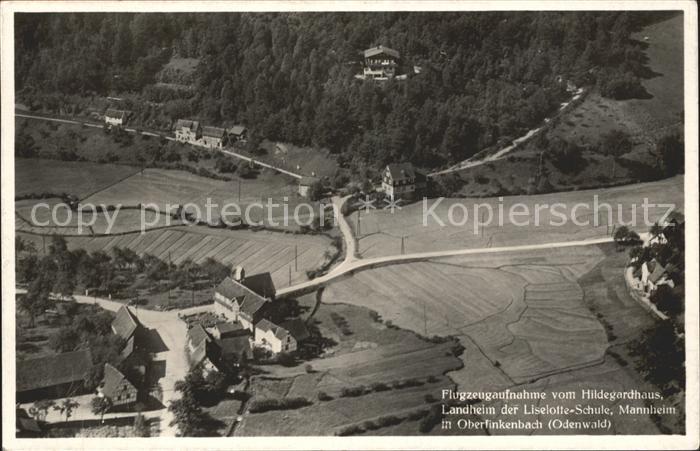 Mannheim Fliegeraufnahme Hildegardhaus Landheim Liselotte-Schule
