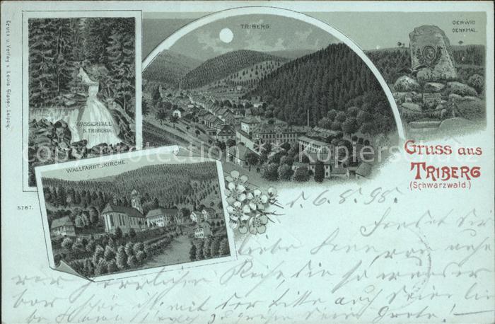 Triberg Schwarzwald Wasserfall Wallfahrtskirche