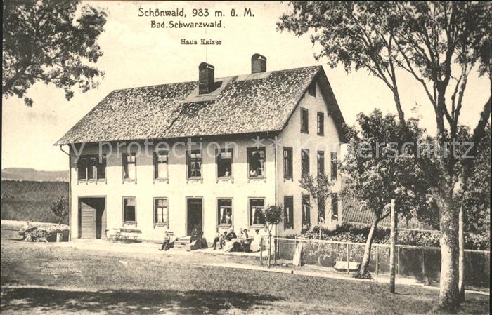 Schoenwald Schwarzwald Haus Kaiser