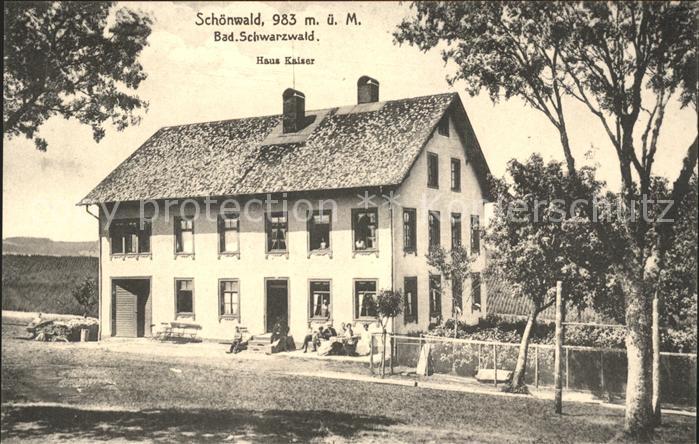 Schoenwald Schwarzwald Haus Kaiser