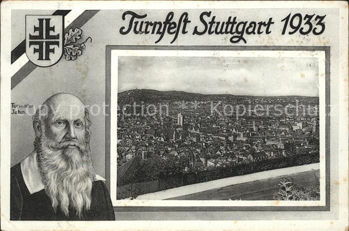 Stuttgart Turnfest Portrait Turnvater Jahn