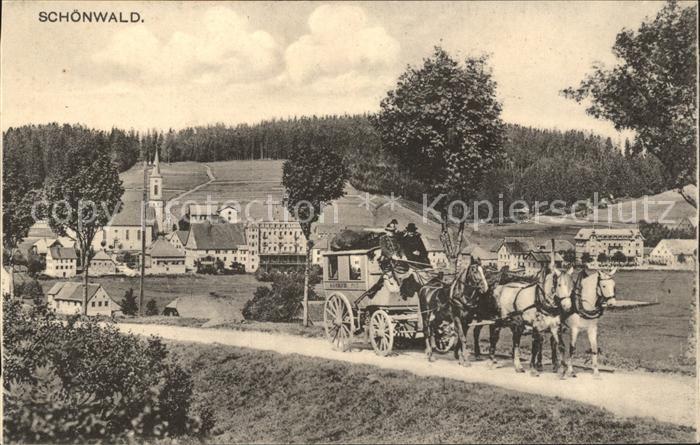 Schoenwald Schwarzwald Pferdekutsche