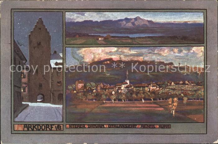 Markdorf Baden Kuenstlerkarte Thorturm