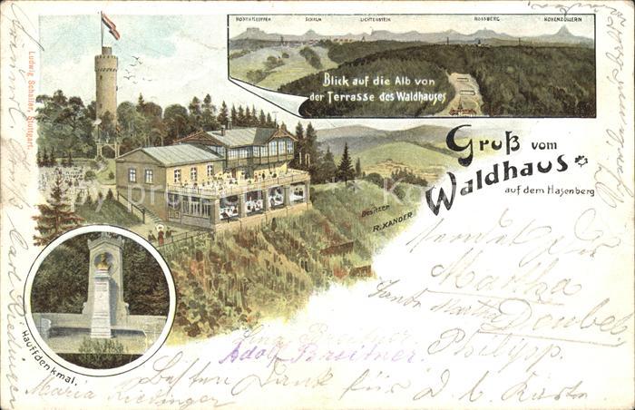 Stuttgart Waldhaus Hauffdenkmal