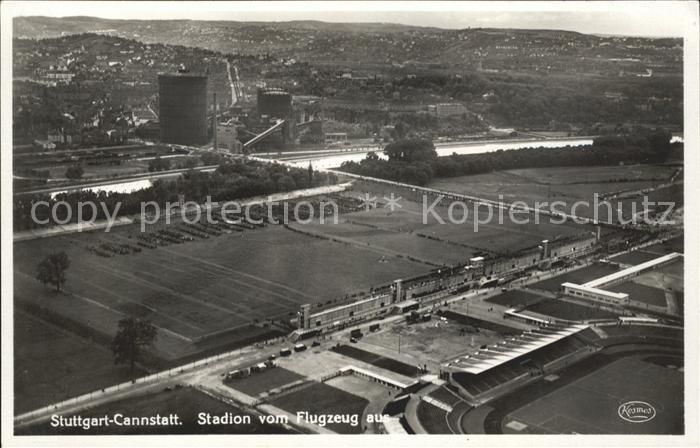 Cannstatt Fliegeraufnahme Stadion