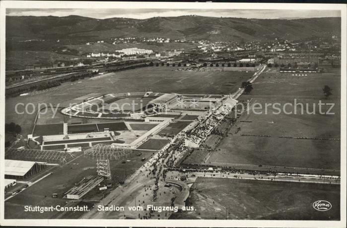 Cannstatt Fliegeraufnahme Stadion