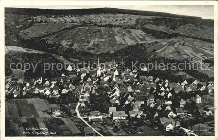 Geradstetten Fliegeraufnahme