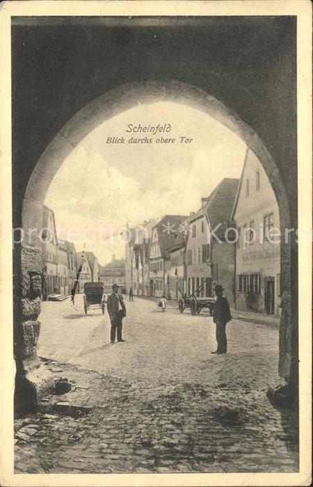 Scheinfeld Blick durchs obere Tor