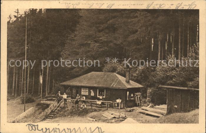 Brombach Schmitten Schutzhuette am Pferdskopf