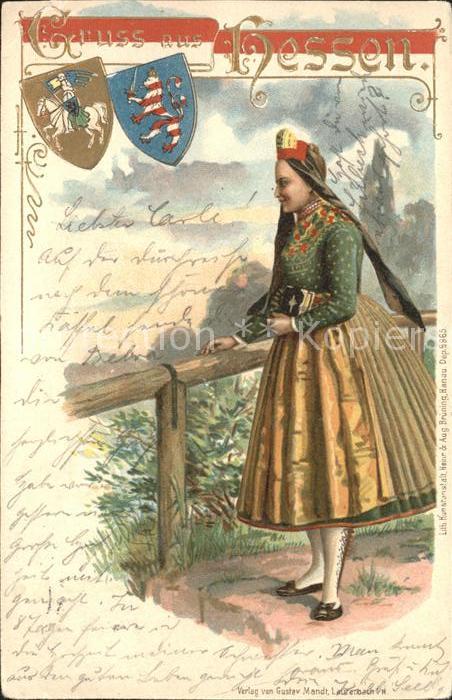 Bebra Hessische Tracht Wappen