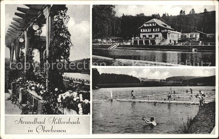 Hirzenhain Wetteraukreis Strandbad Hillersbach