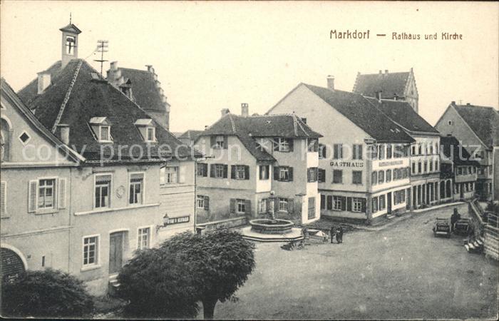 Markdorf Baden Rathaus Kirche