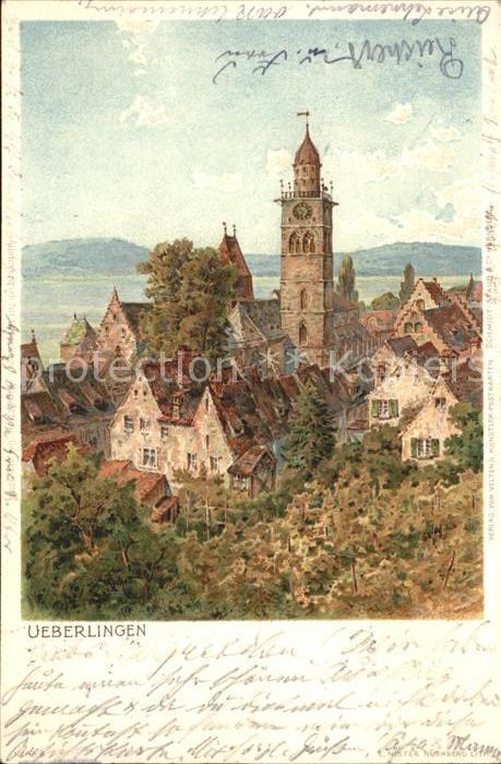 ueberlingen Bodensee Kuenstlerkarte