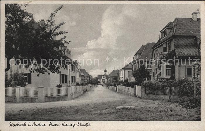 Stockach Baden Hans Kuony Strasse