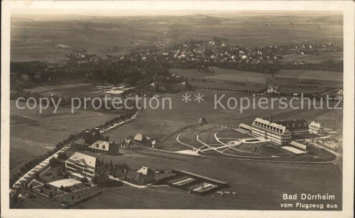 Bad Duerrheim Fliegeraufnahme Bahnpost