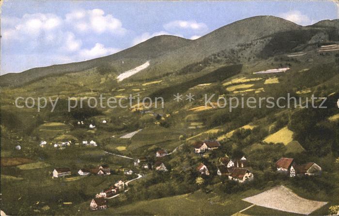 Malsburg-Marzell mit Hoefen im hinteren Kandertal