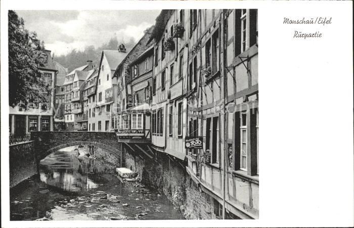 Monschau Rurpartie Bruecke