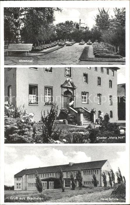 Brachelen Ehrenmal Kloster Maria Hilf Schule