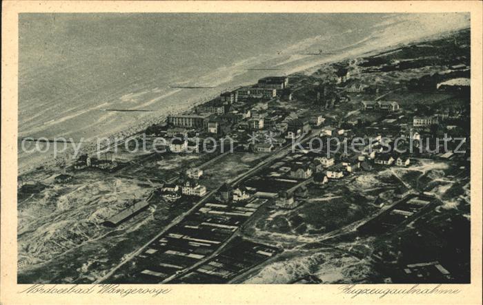 Wangerooge Nordseebad Fliegeraufnahme