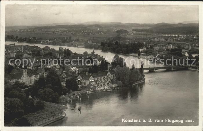 Konstanz Bodensee Fliegeraufnahme