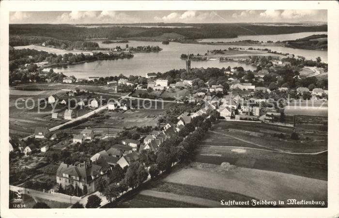 Feldberg Mecklenburg Fliegeraufnahme Luftkurort