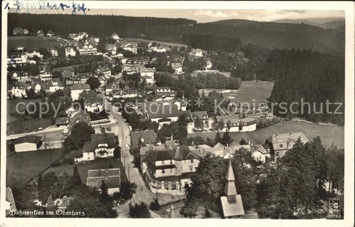 Hahnenklee-Bockswiese Harz Fliegeraufnahme