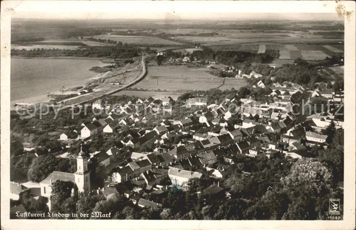 Lindow Mark Fliegeraufnahme Luftkurort