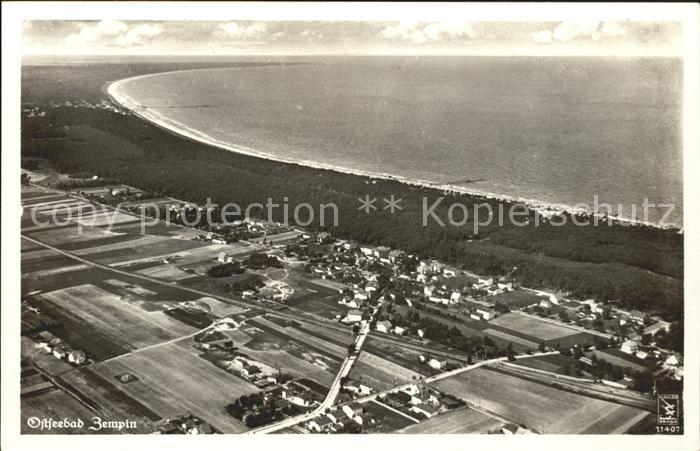 Zempin Fliegeraufnahme Ostseebad