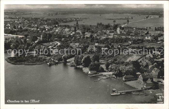 Storkow Mark Fliegeraufnahme See