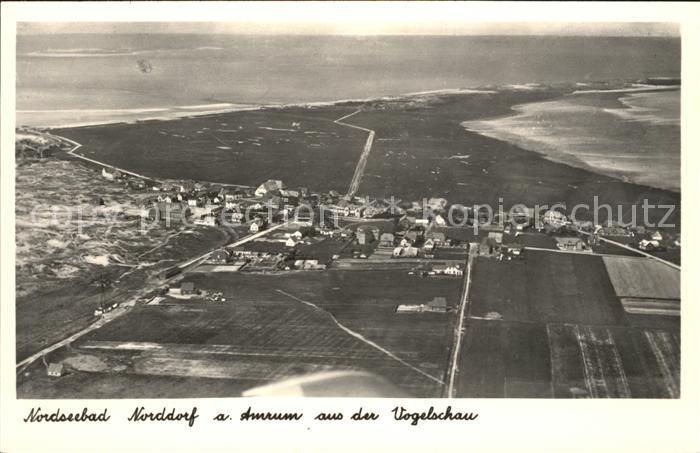 Norddorf Amrum aus der Vogelschau Nordseebad