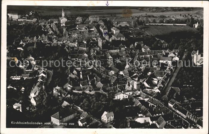 Kirchheimbolanden Stadtmitte Fliegeraufnahme
