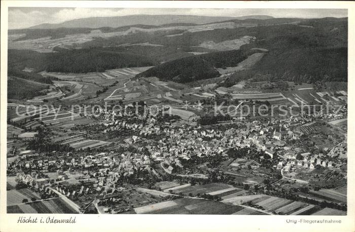 Hoechst Odenwald Fliegeraufnahme