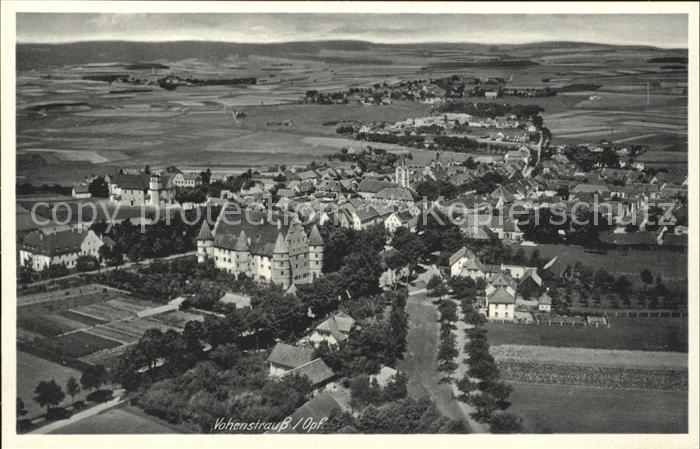 Vohenstrauss Schloss Fliegeraufnahme