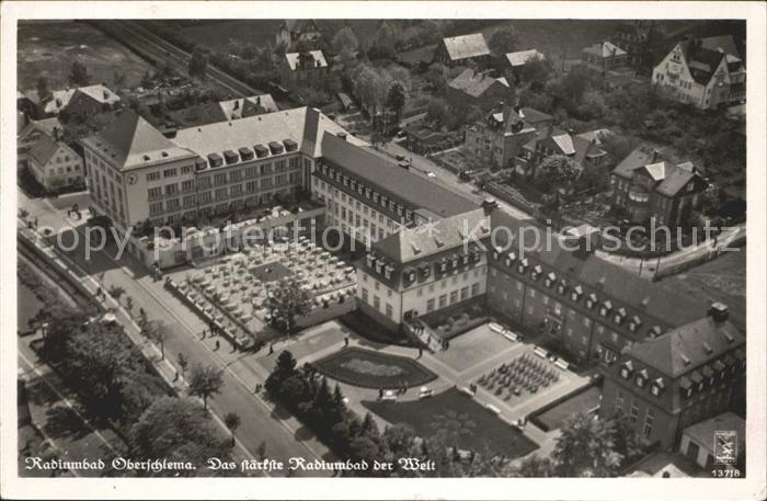 Oberschlema Erzgebirge Radiumbad Fliegeraufnahme