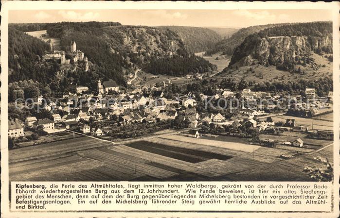 Kipfenberg Altmuehltal Panorama Burg Geschichte Kosmos Chronik Karte Widmann Ver