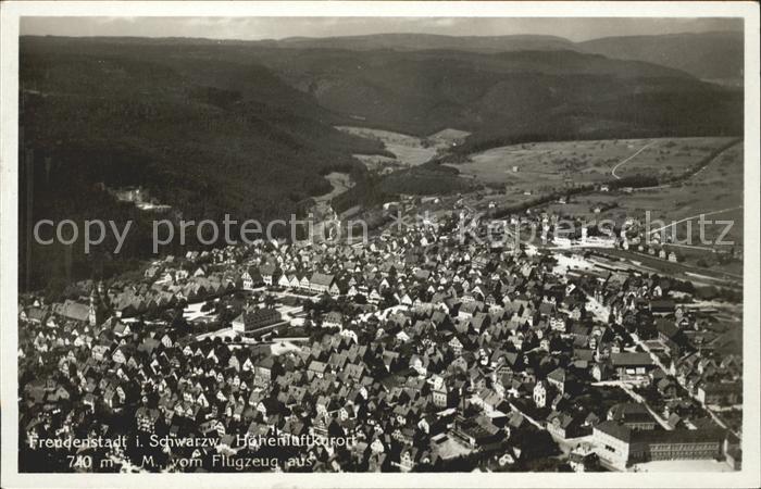 Freudenstadt Fliegeraufnahme Schwarzwald