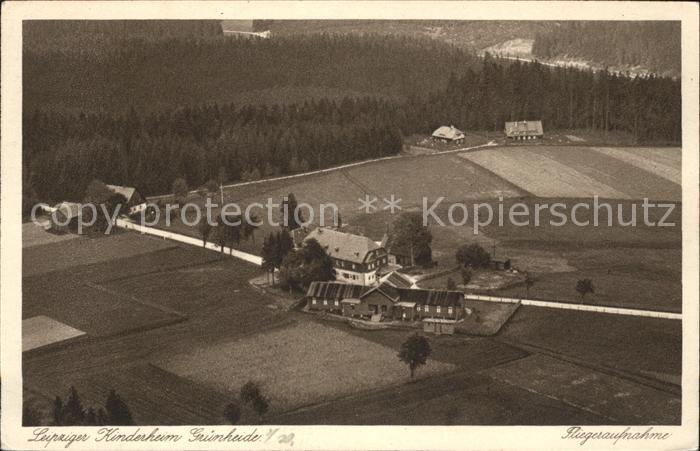 Gruenheide Vogtland Leipziger Kinderheim Fliegeraufnahme Luftbild Nr. 2395