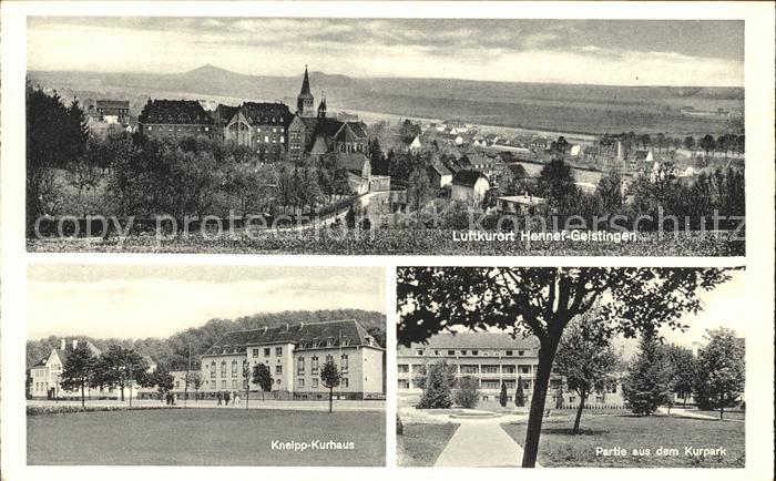 Geistingen Hennef Gesamtansicht Kurhaus Kurpark