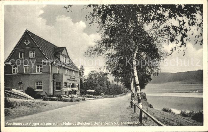 Deitenbach Gasthaus zur Aggertalsperre beim Strandbad
