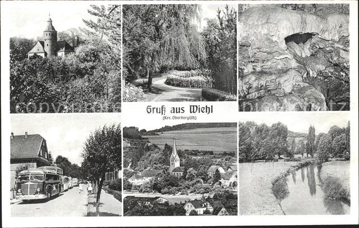 Wiehl Oberbergischer Kreis Teilansichten Kirche Park Bachlauf