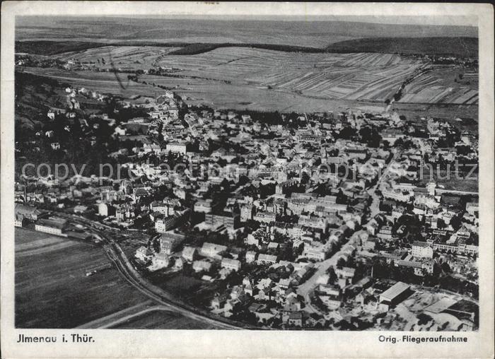 Ilmenau Thueringen Fliegeraufnahme